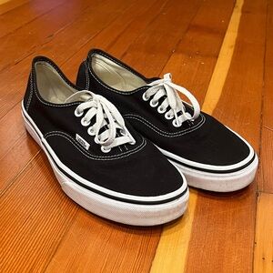 Vans Black and White Authentic  Sneakers